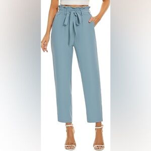 Loft ankle pants with tie waist size MP